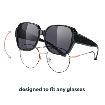GlassShades™ Passen über Sonnenbrillen
